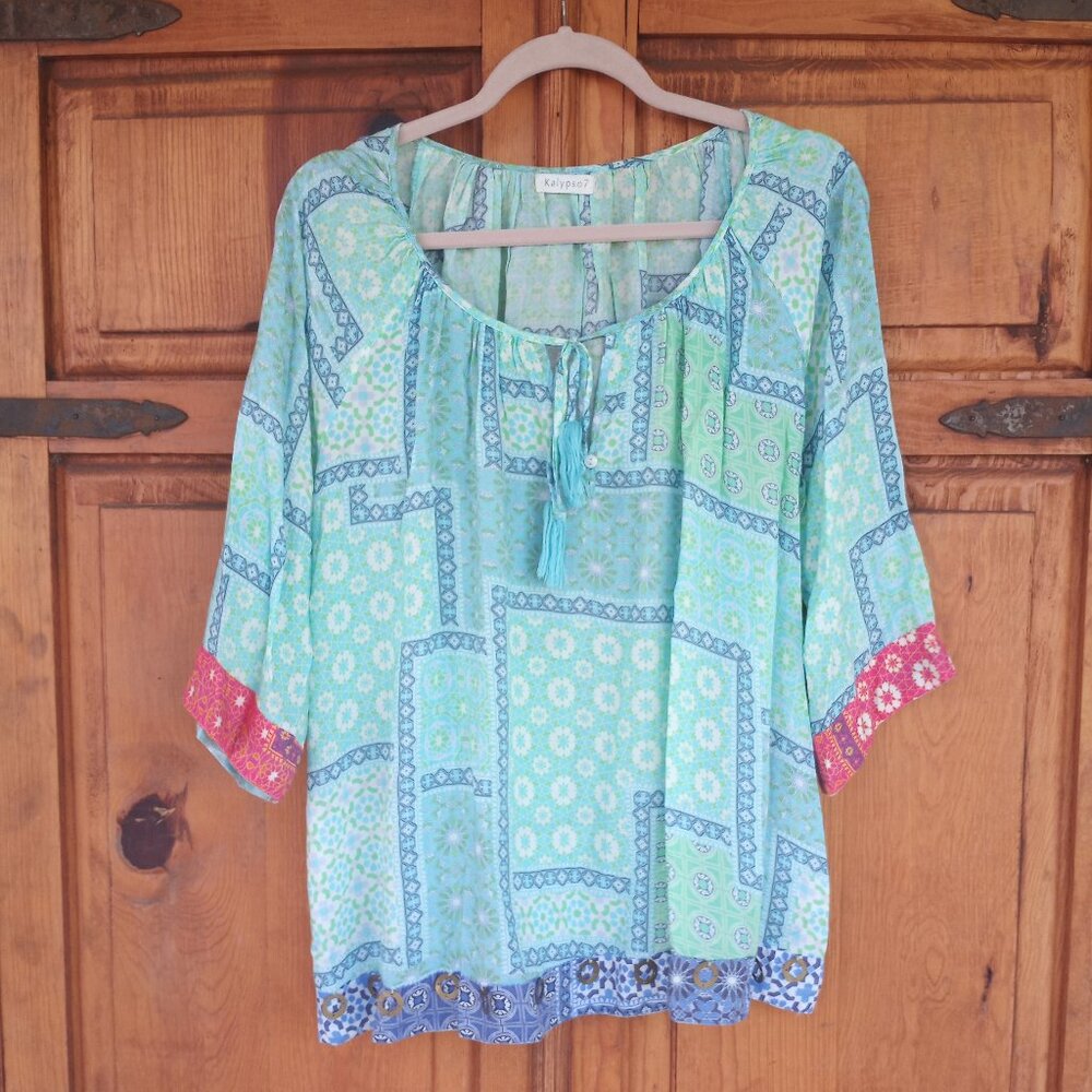 Kalypso 7 boho summer top    loose fitting
